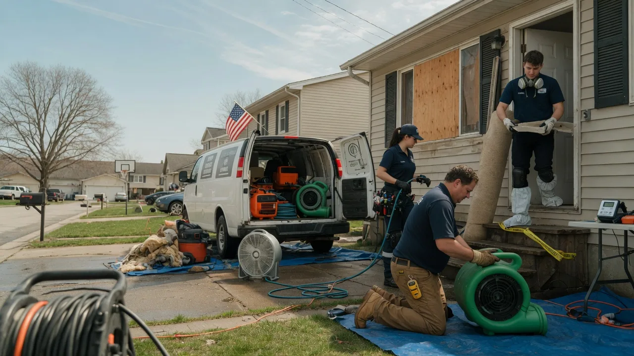 Water Damage Restoration in Webbers Falls, OK near me